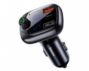 FM Modulator Baseus T-typed S-13 Bluetooth MP3 черный