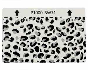 Защитная плёнка текстурная на заднюю часть "Леопард" (Белая, BW31)
