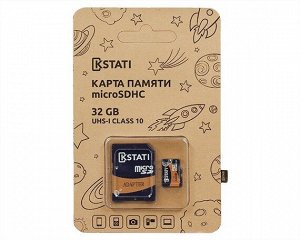 Карта памяти MicroSDHC Kstati 32GB cl10 UHS-I + SD