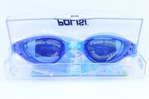 Очки для плавания POLISI MC-1200 (голубой)