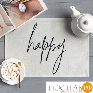 Салфетка на стол Доляна Happy, 30х45 см, полиэстер 100%