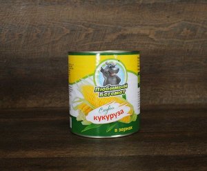 Кукуруза сладкая 3100мл/6, ж/б, тм Бегемот