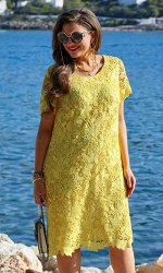 Платье Vittoria Queen 15463 желтый