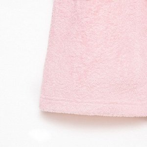 Халат махровый детский "Little princess" р-р 32 (110-116 см), светло-розовый