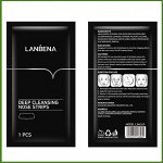 Очищающие полоски LANBENA для носа от черных точек  с бамбуковым углем - 3 штуки