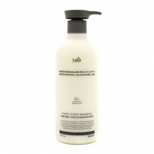 Шампунь, д/волос увлажняющий бессиликоновый /Moisture Balancing shampoo, Lador, Ю.Корея, 530 г, (40)