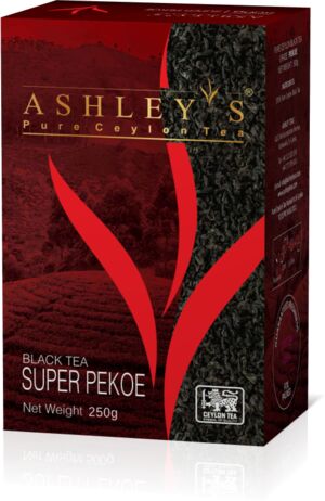 Чай ASHLEY'S 250 гр. СУПЕР ПЕКОЕ к/у 1*40