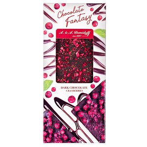 шоколад A&A Demidoff Темный с клюквой 80 г 1/10