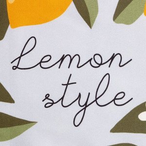 Набор подарочный "Лимонный стиль" полотенце 40х73см, прихватка 19х19см, магнит 11х7см