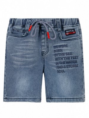 Шорты текстильные джинсовые для мальчиков