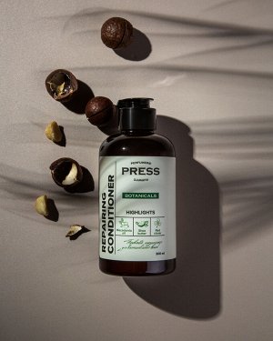 Press Gurwitz Perfumerie Бальзам для волос восстанавливающий с ароматом малины и мяты, натуральный, без парабенов 300 мл