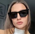 Cолнцезащитные очки в стиле «кошачий глаз» не поляризованные