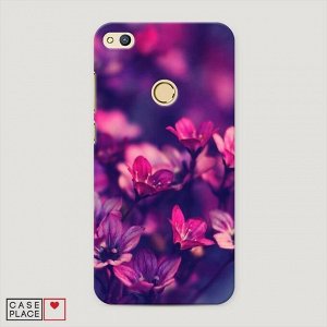 Пластиковый чехол Лиловые цветы на Huawei Honor 8 Lite