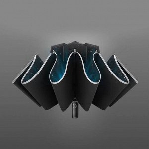 Автоматический реверсивный зонт с фонарем Xiaomi Zuodu Automatic Umbrella LED ZD-BL