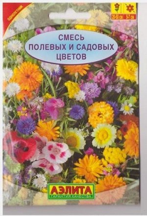 Смесь Полевых и садовых цветов (Код: 66691)