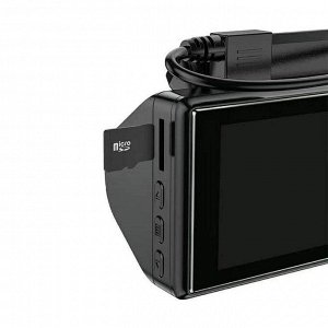 Видеорегистратор HOCO DI07 с двумя камерами HD Black