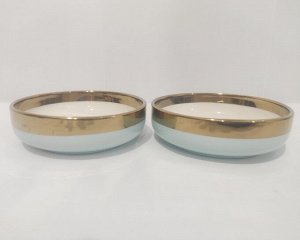 "Golden ring" Набор емкостей для закусок 8,8см, цв.белый, 2шт, в п.у. KRJYB341 ВЭД