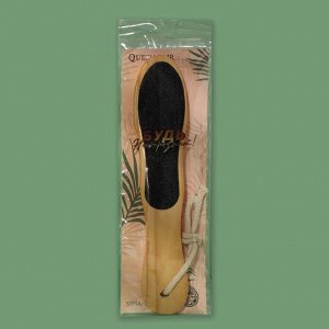 Тёрка для ног «Мечтай», наждачная, двусторонняя, 27,5 см, в PVC-чехле. деревянная