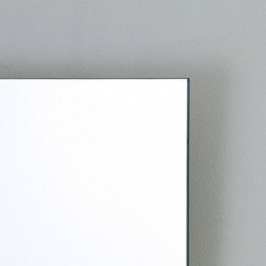 Зеркало «Поющая поночка», с пескоструйной графикой, настенное, с полочкой, 40x60 см