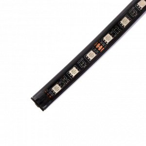 Подсветка салона 18 LEd=5050, 32 см, пульт, светомузыка, мультисвет RGB, 4 шт.