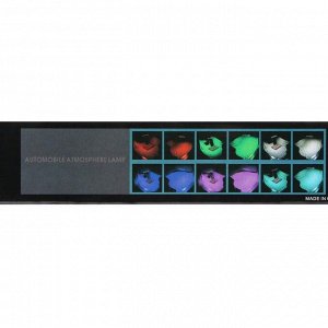 Подсветка салона 18 LEd=5050, 32 см, пульт, светомузыка, мультисвет RGB, 4 шт.