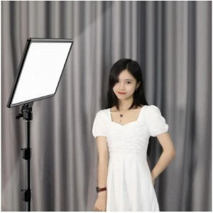 Профессиональная лампа Led Photography Light Pro A112 31см для фото и видео съёмки, осветитель, видеосвет, с LED-дисплеем + штатив