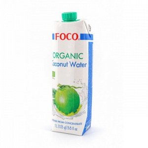 Вода кокосовая ORGANIC FOCO 1л