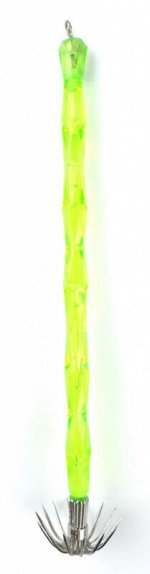 Кальмарница-палочка JpFishing Bone Light Green (14см, пластик, UV/Glow)