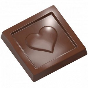 Форма для шоколада «Сердце» поликарбонатная CW1959, Chocolate World, Бельгия