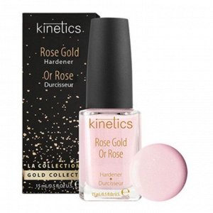 Kinetics Укрепитель для ногтей / Rose Gold Hardener, нежно-розовый, 15 мл