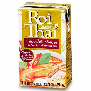 Суп Том Ям с кокосовым молоком ROI THAI 250мл