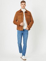 Джинсы синие Straight Fit