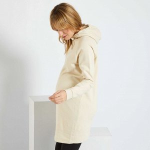 Платье из мольтона для беременных - бежевый