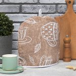 Грелка на чайник &quot;Доляна&quot; Cup of tea 24х24 +/- 3 см, МИКС, 100% хл, 164/м2