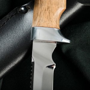 Нож туристический "Рыбак" рукоятка орех+ дюраль, 65 х 13 см