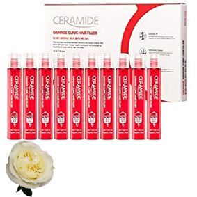 Филлер для восстановления волос с Керамидами FarmStay Ceramide Damage Clinic Hair Filler, 13мл*10шт