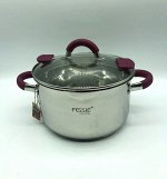 Кастрюля из нержавеющей стали с крышкой FESSLE диаметр 22 см (4,75 л)