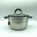 Кастрюля из нержавеющей стали с крышкой FESSLE диаметр 22 см (5.1 л)