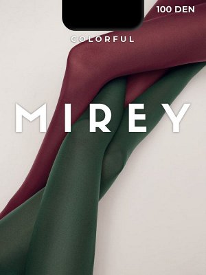COLORFUL 100  (MIREY) бархатистые колготки из микрофибры, 100 ден