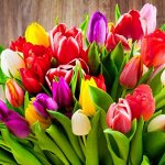 Искусственные цветы на Пасху, Родительский день