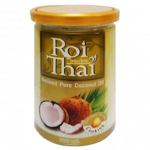 Кокосовое масло 100% рафинированное Roi Thai 600мл пл/б 1/12