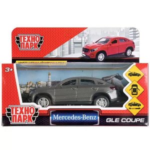 GLE-COUPE-GY Машина металл MERCEDES-BENZ GLE COUPE длин 12 см, двери, багажн, серый, кор. Технопарк в кор.2*36шт
