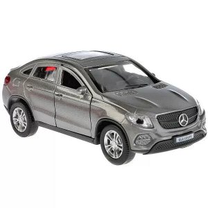 GLE-COUPE-GY Машина металл MERCEDES-BENZ GLE COUPE длин 12 см, двери, багажн, серый, кор. Технопарк в кор.2*36шт