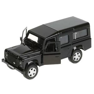 DEFENDER-BK Машина металл LAND ROVER DEFENDER длина 12 см, двери, багаж, черный, кор. Технопарк в кор.2*36шт