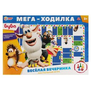 Умные игры. Настольная игра мега-ходилка "Буба Весёлая вечеринка" /20