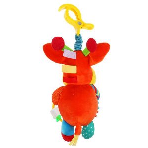 RPTF-G5 Текстильная игрушка погремушка жираф с мамой функционал Умка в кор.125шт
