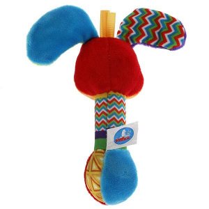 RSD-D Текстильная игрушка погремушка собака с мячиком функционал Умка в кор.360шт