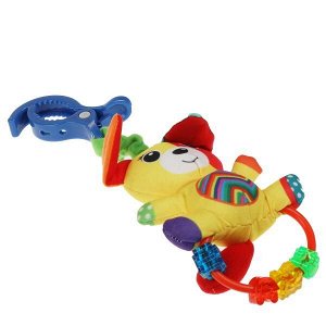 RPTF-D4 Текстильная игрушка погремушка собачка с мамой функционал Умка в кор.250шт