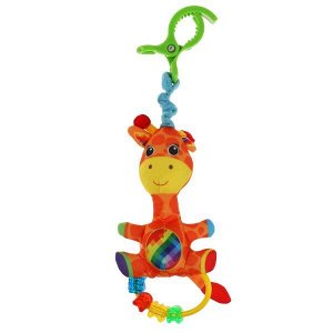 RPTF-G4 Текстильная игрушка погремушка жираф с мамой функционал Умка в кор.250шт