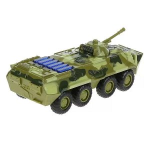 X600-H09078-R БТР-80 "ТЕХНОПАРК" 13СМ, МЕТАЛЛ. ИНЕРЦ. СВЕТ+ЗВУК, ПОДВИЖНЫЕ ЭЛЕМЕНТЫ 6409B/6409D В КОР в кор.2*48шт